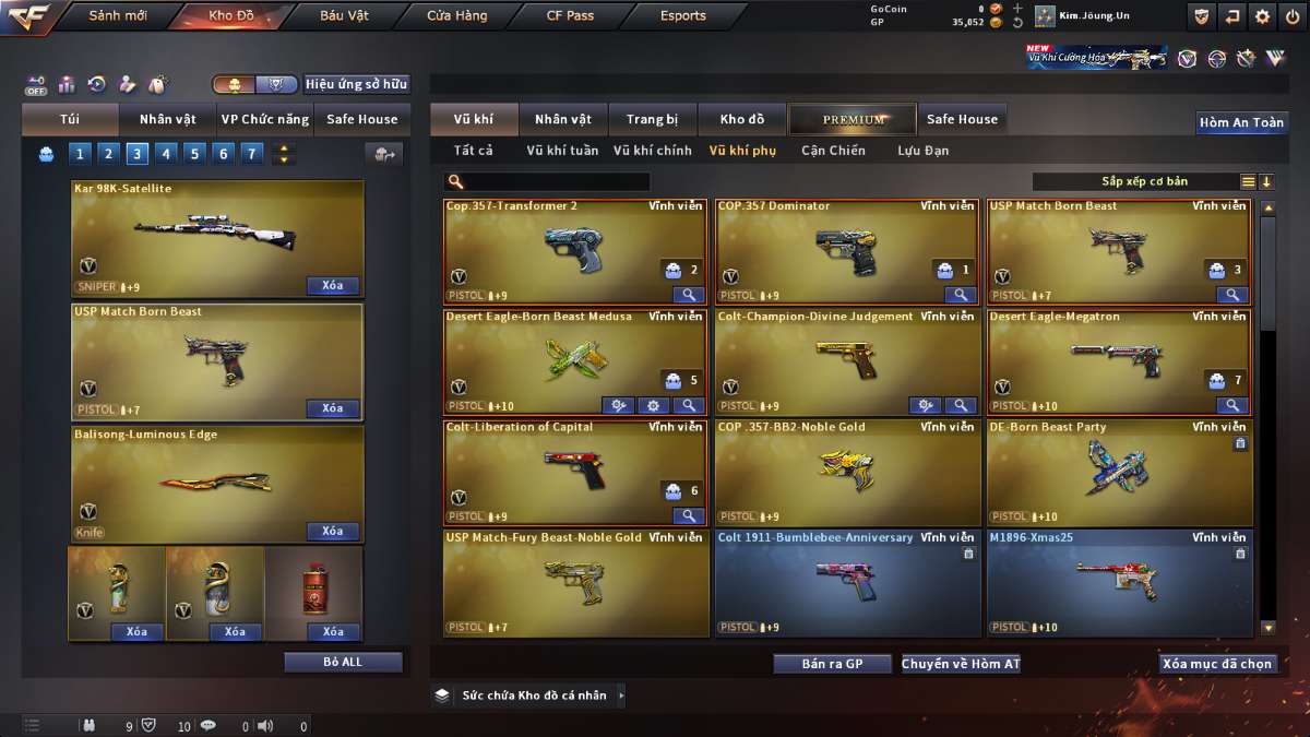 shop acc cf uy tin gia re
